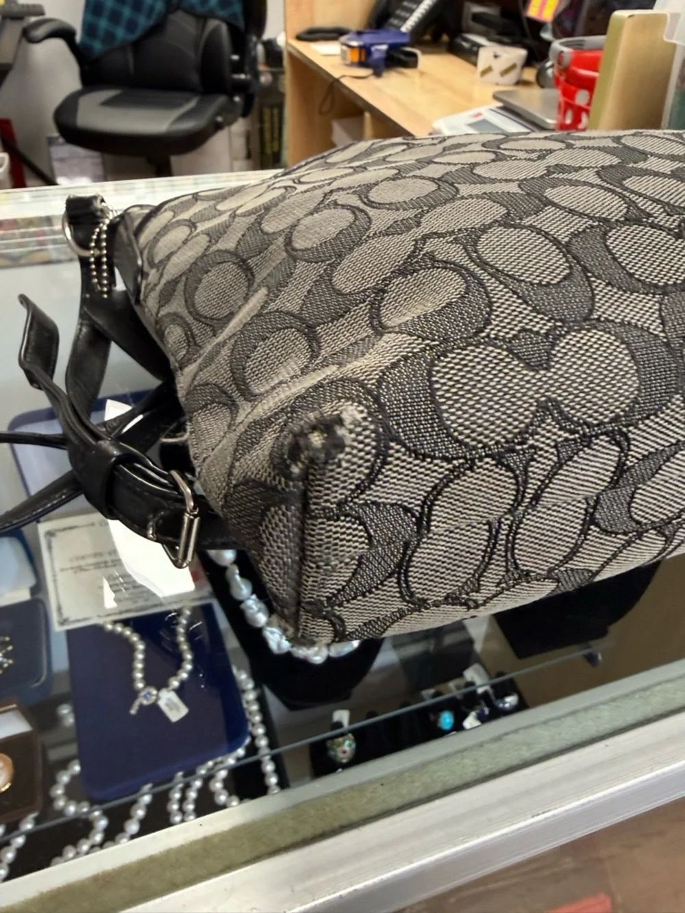 Coach crossbody featuring